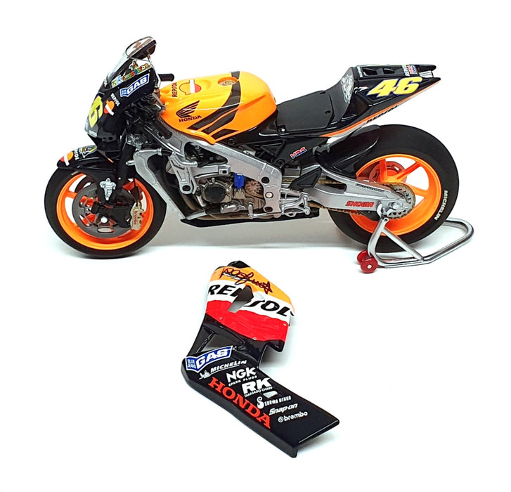 Minichamps 1/12 Scale 123 037176 - Honda RC212V MotoGP 2003 SIGNED Rossi