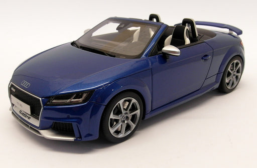 GT Spirit 1/18 Scale Resin - GT209 Audi TT RS Roadster Metallic Blue