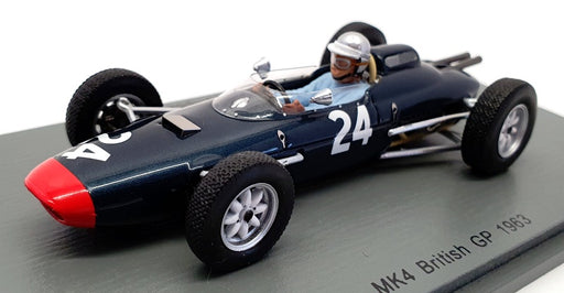Spark 1/43 Scale S5332 - 1963 Lola Mk4 #24 British GP J. Campbell-Jones