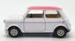 Corgi 1/36 Scale C330/2 - Austin Mini 30th Anniversary 1959-99 - White/Pink