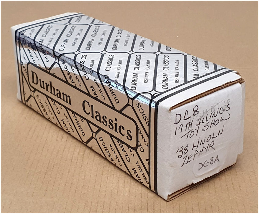 Durham Classics 1/43 Scale DC-8A - 1938 Lincoln Zephyr Top Up - Met Dk Green