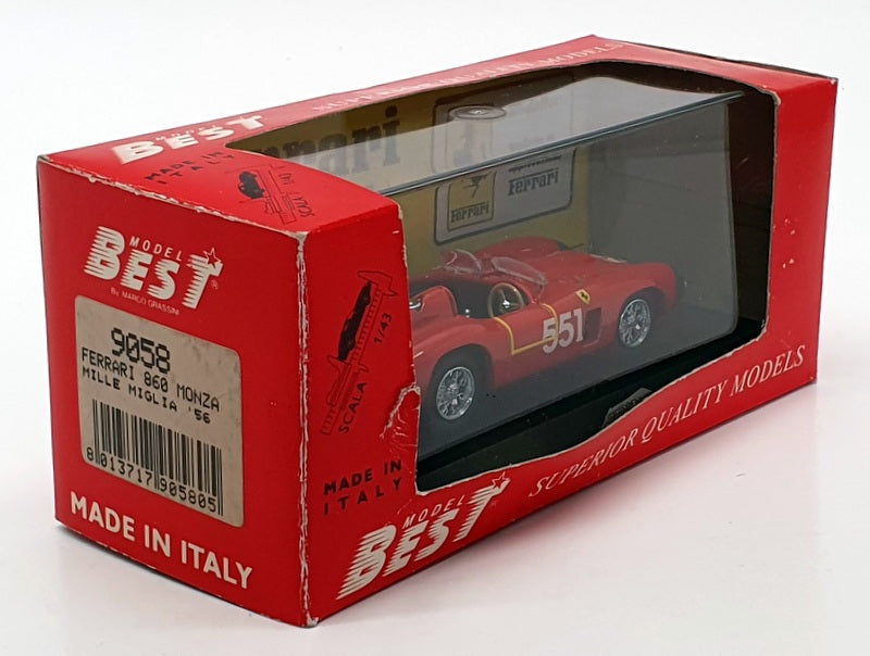 Best Model 1/43 Scale 9058 - Ferrari 860 Monza - #551 Mille Miglia 1956