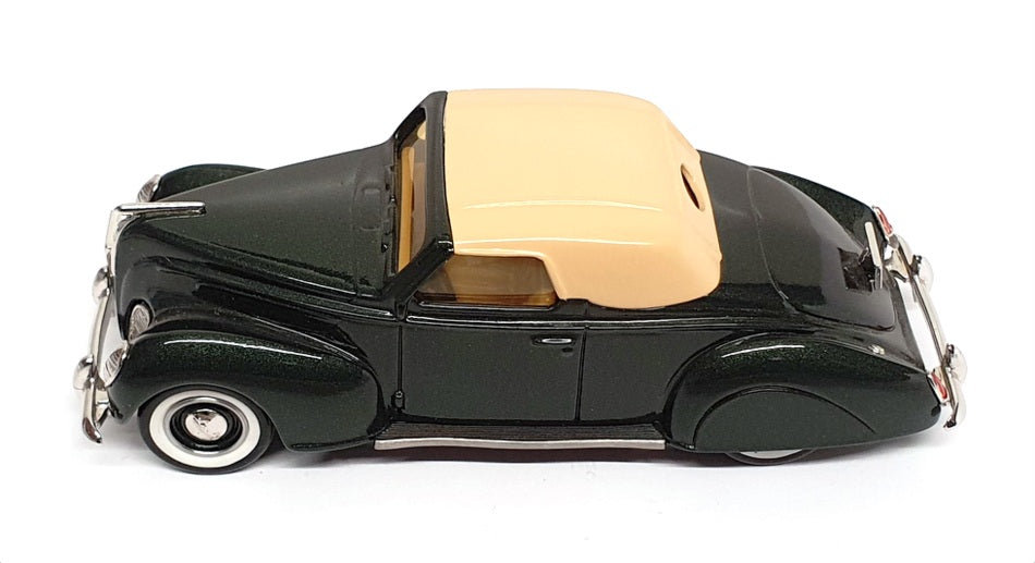 Durham Classics 1/43 Scale DC-8A - 1938 Lincoln Zephyr Top Up - Met Dk Green