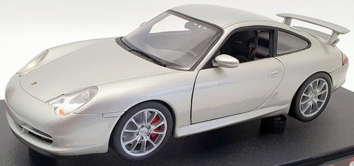 Hot Wheels 1/18 Scale Model Car C2590 - Porsche GT3 - Silver