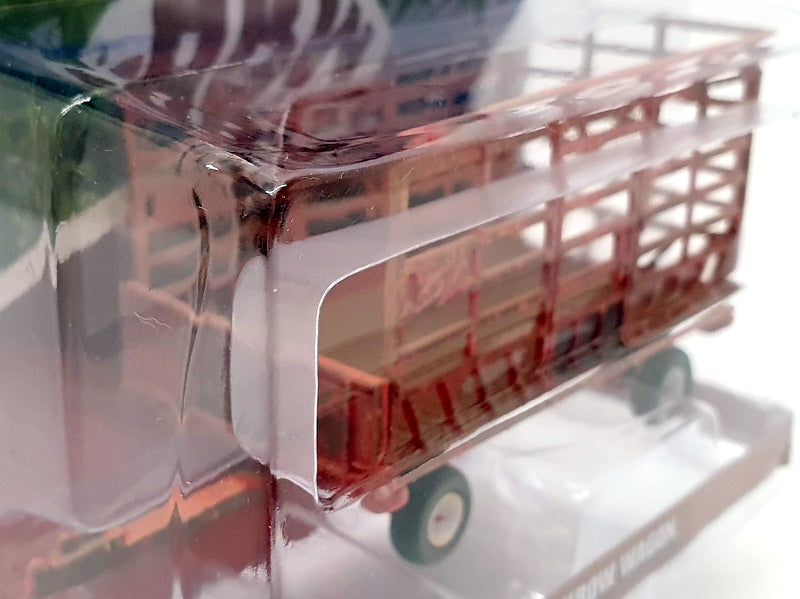 Greenlight 1/64 Scale Model Wagon 48040F - Bale Throw Wagon