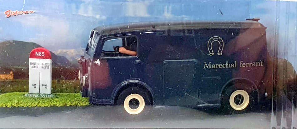 Altaya 1/43 Scale AL091121 - Citroen Tub Diorama Marechal Ferrant - Dk Blue