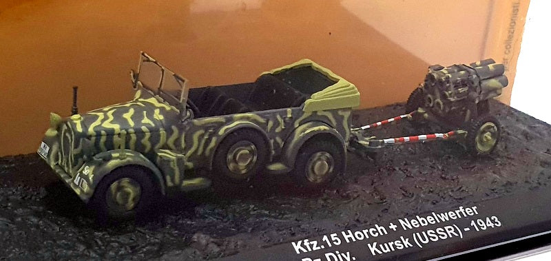 Altaya 1/72 Scale AL14820E - Kfz.15 Horch + Nebelwerfer 6. Pz.Div. USSR 1943
