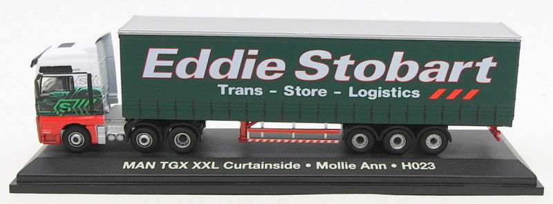 Atlas Editions 1/76 Scale 4 649 106 - MAN TGX XXL Curtainside Mollie Ann H023