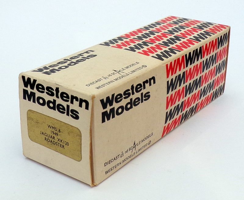 Western Models 1/43 Scale WMS6 - 1949 Jaguar XK120 Roadster - Silver