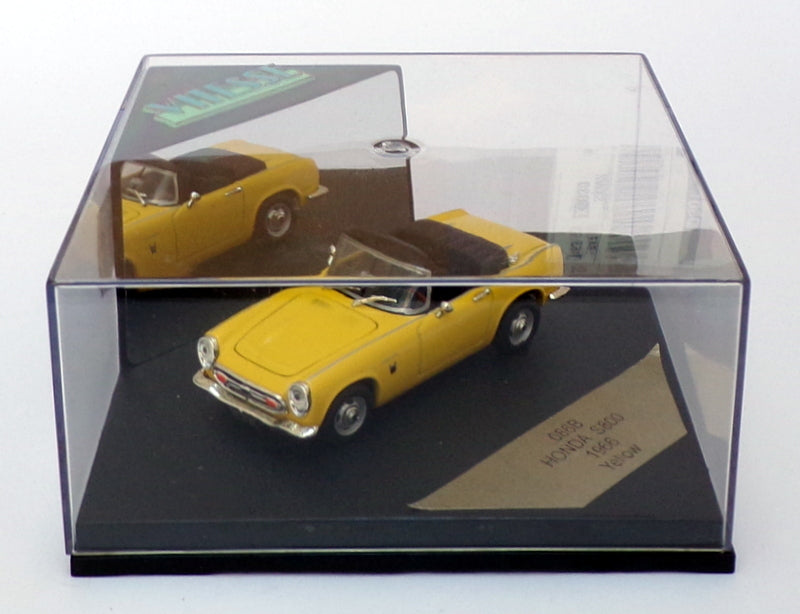 Vitesse 1/43 Scale Model Car 086B - 1966 Honda S800 - Yellow
