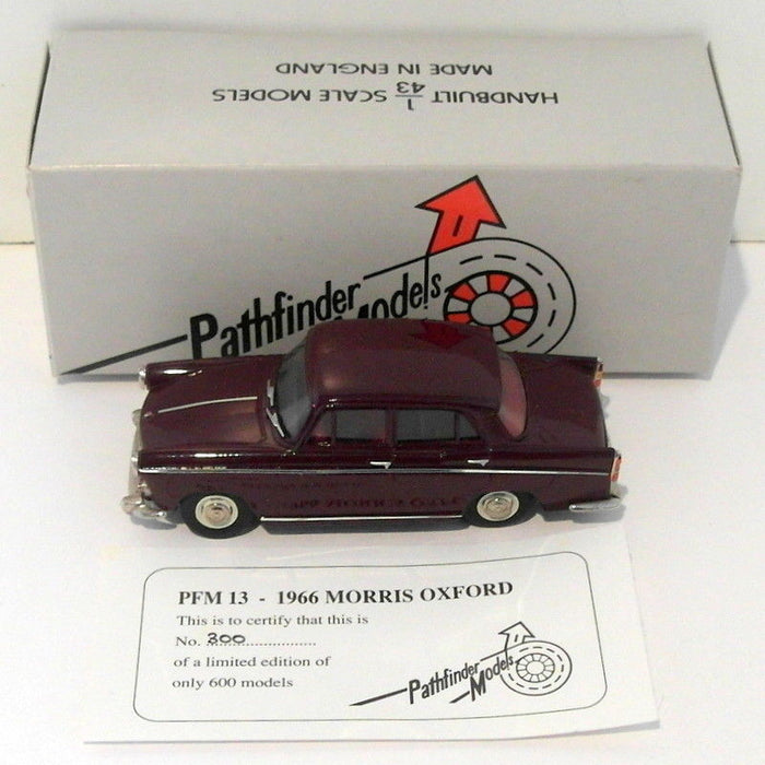 Pathfinder Models 1/43 Scale PFM13 - 1966 Morris Oxford 1 Of 600 Maroon