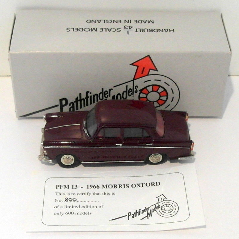 Pathfinder Models 1/43 Scale PFM13 - 1966 Morris Oxford 1 Of 600 Maroon