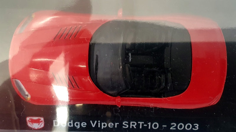Panini 1/43 Scale Model Car P1705 - 2003 Dodge Viper SRT-10 - Red