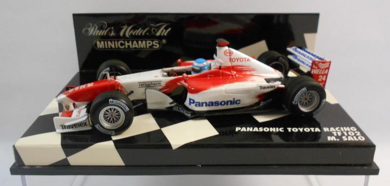 Minichamps F1 1/43 Scale - 400 020024 TOYOTA F1 M.SALO