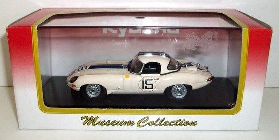KYOSHO 1/43 - 03063A JAGUAR E-TYPE COUPE RACING - 1963 LE MANS #15