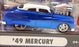 Muscle Machines 1/64 Scale Diecast 71151 04-64 - 1949 Mercury Blue
