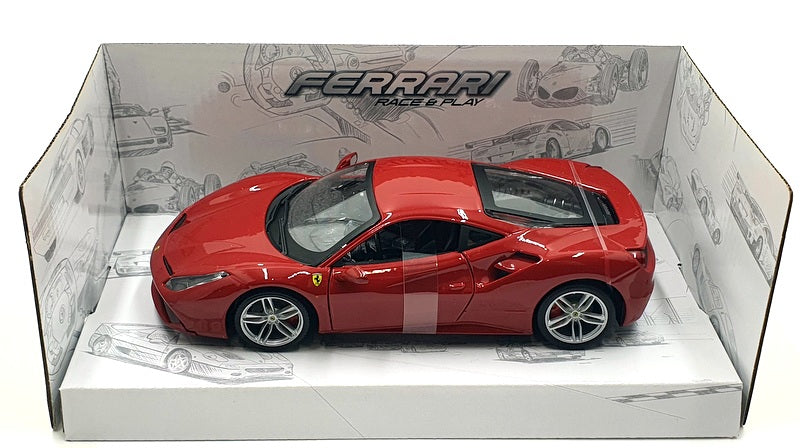 Burago 1/24 diecast - 18-26013 - Ferrari 488 GTB Rosso - Red