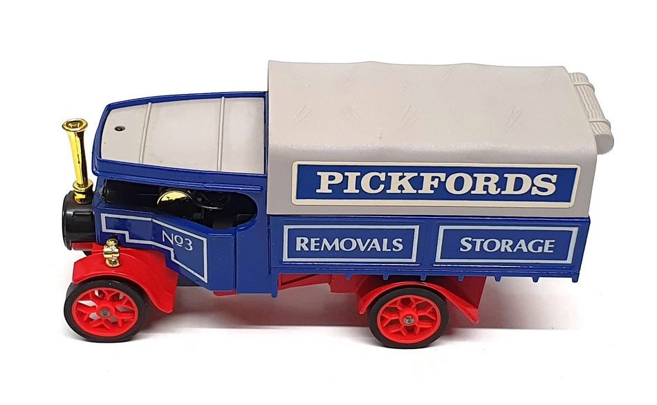 Matchbox 11cm Long Diecast Y-27 - 1922 Foden Steam Lorry Pickfords - Grey/Blue
