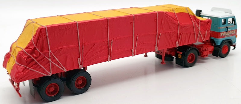 Corgi 1/50 Scale Model Truck CC13107 - Volvo F88 Sheeted Flatbed Trailer