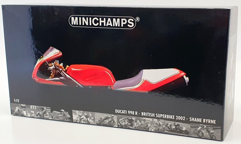 Minichamps 1/12 Scale 122 021208 - Ducati 998 R WSB 2002 Shane Byrne