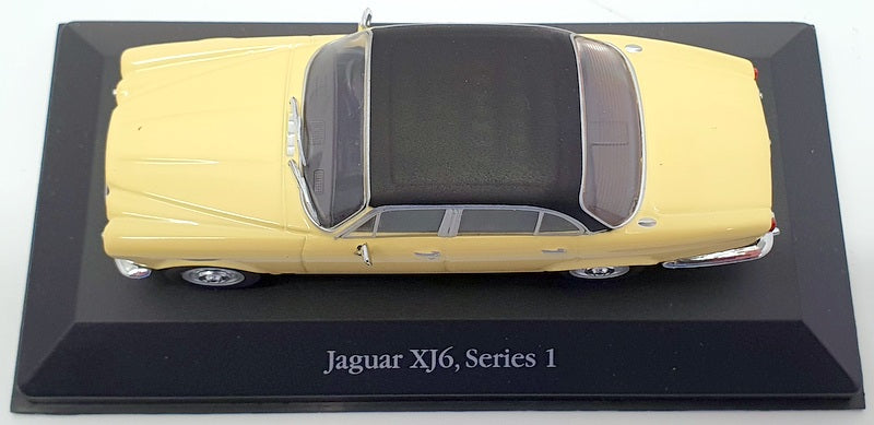 Atlas Editions 1/43 Scale Model Car 4 641 127 - Jaguar XJ Series1- Yellow