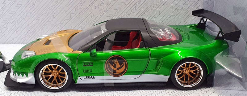 Jada 1/24 Scale Diecast 31909 - 2002 Honda NSX Type R Green Power Ranger