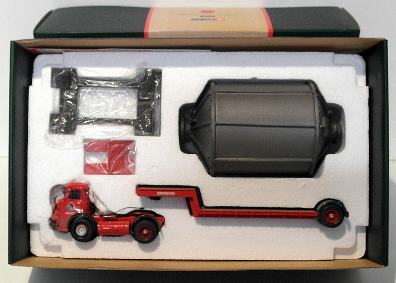 Corgi 1/50 Scale Diecast CC11605 - Leyland Lad Comet Low Loader & Load