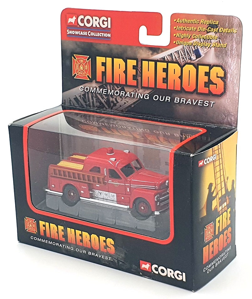 Corgi Appx 10cm Long CS90043 - Seagrave 70th Anniversary Pumper