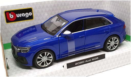 Burago 1/32 Scale Diecast 18-43054 - 2020 Audi SQ8 - Blue