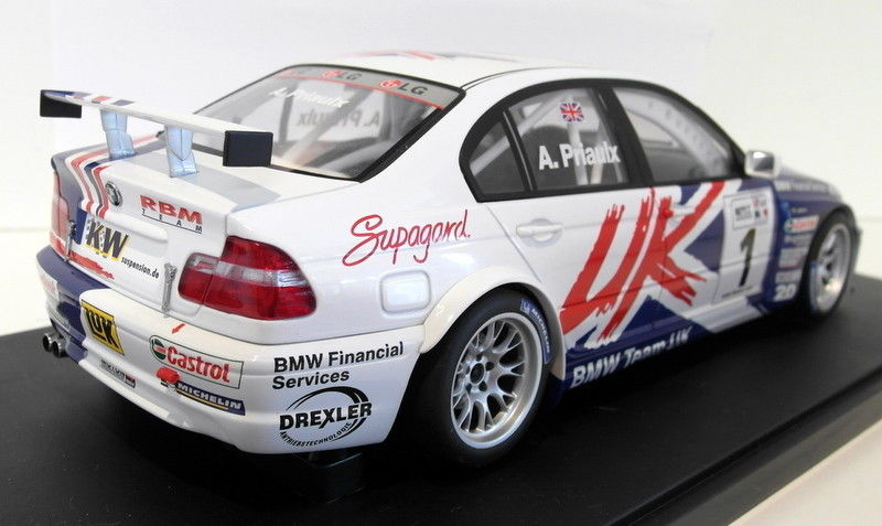 Autoart 1/18 Scale Diecast 80544 BMW 320i E46 WTCC 2005 A.Priaulx #1