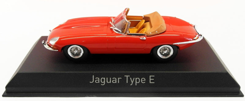Norev 1/43 Scale Model Car 270062 - 1961 Jaguar E-Type - Carmin Red