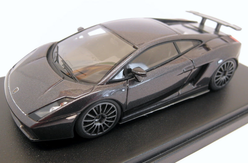 Looksmart 1/43 Scale Resin - LS283C Lamborghini Gallardo Superleggera 2007 Met Grey