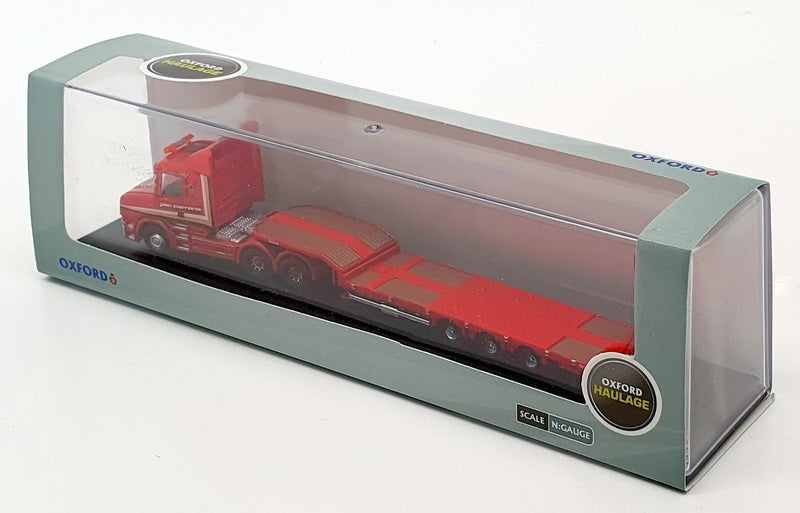 Oxford Diecast N Gauge NTCAB006 - Scania T Cab Semi Low Loader - Kydd