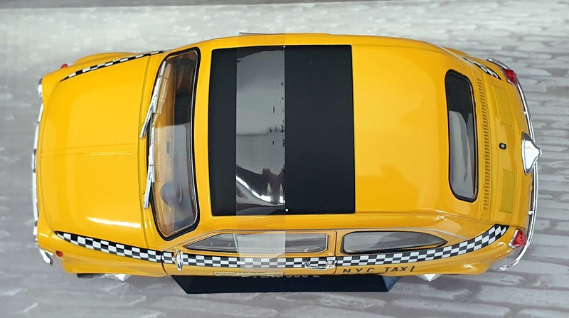 Solido 1/18 Scale Diecast S1801407 - 1965 Fiat 500 L Taxi NYC - Yellow