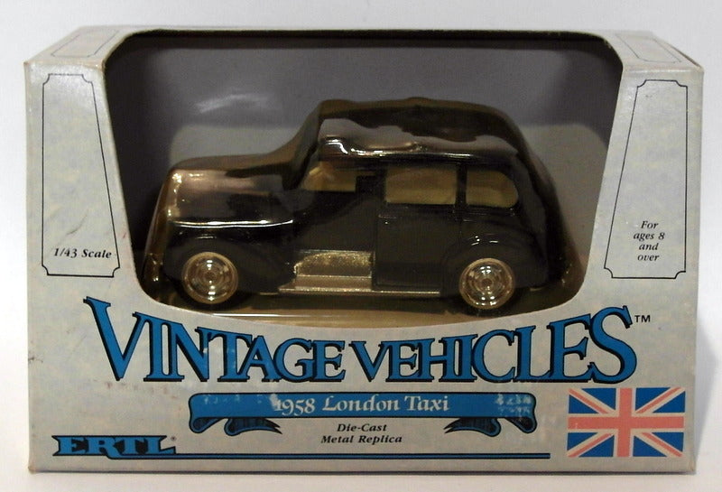 Ertl 1/43 Scale Diecast 2551 - 1958 London Taxi - Black