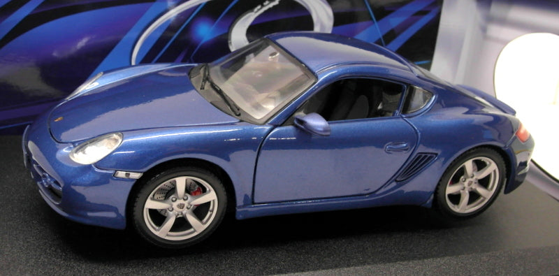 Maisto 1/18 Scale diecast - 31122 Porsche Cayman S Blue Model Car