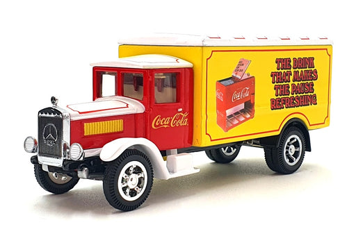 Matchbox Appx 11cm Long Truck YYM96506 - 1932 Mercedes Benz LB - Coca Cola