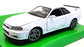 Welly 1/24 Scale Model Car 24108W - Nissan Skyline GT-R (R34) - White