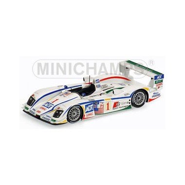 Minichamps 1/43 Scale Model Car 400 051301 - Audi R8 12h Sebring 2005