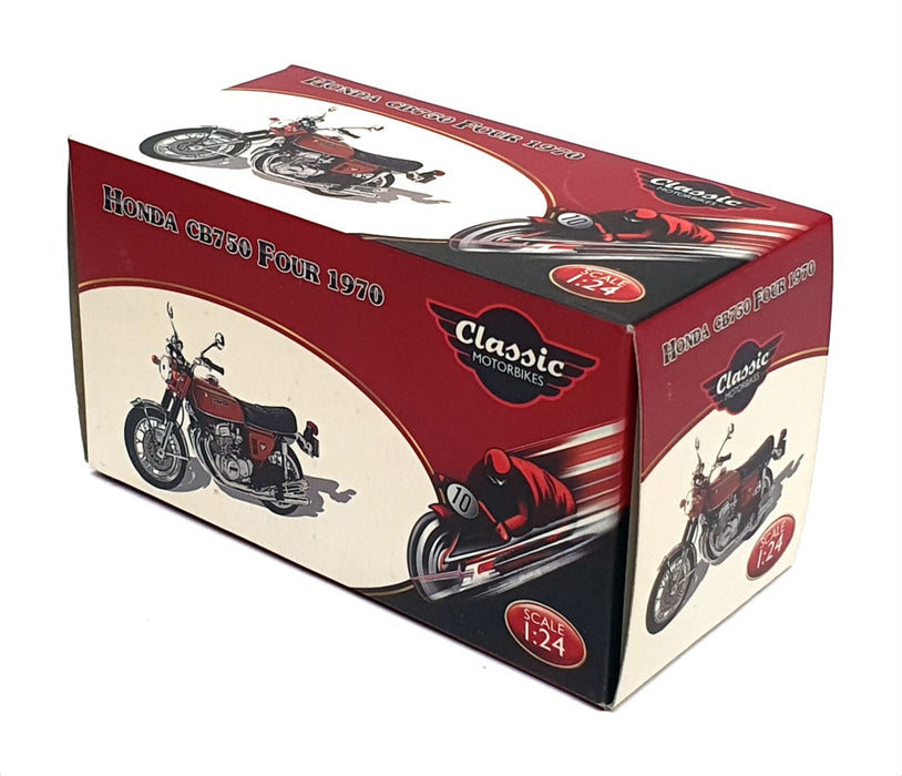 Atlas Editions 1/24 Scale 4 658 113 - 1970 Honda CB750 Four Motorbike - Gold