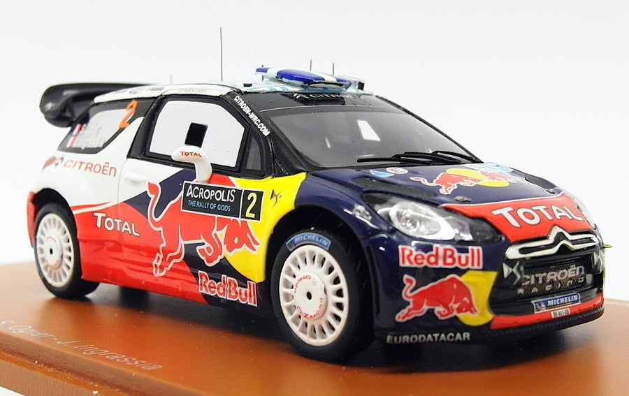 Spark 1/43 Scale S3310 - Citroen DS3 WRC #2 Winner Acropolis Rally 2011