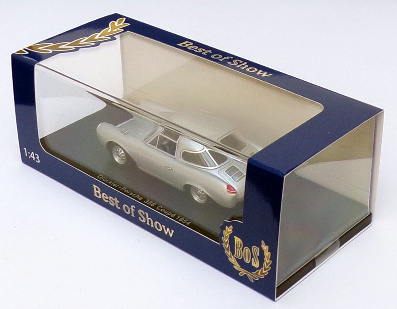Best Of Show BOS 1/43 Scale BOS43770 - 1954 Glockler Porsche 356 Coupe - Silver