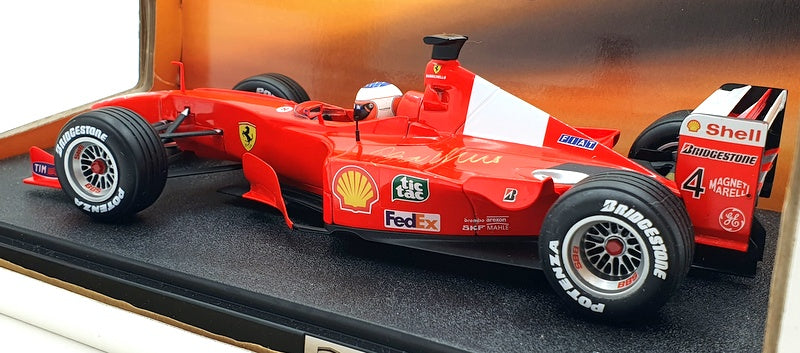 Hot Wheels 1/18 Scale diecast - 26738 Ferrari F1-2000 Rubens Barrichello