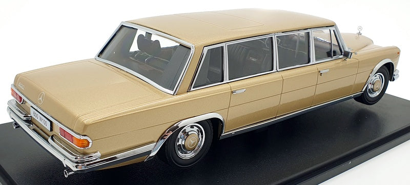KK Scale 1/18 Scale Diecast KKDC181132 - Mercedes-Benz 600 W100 Gold