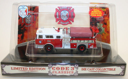 Code 3 Classics 1/64 Scale Model mack Fire Engine 12371 Yonkers New York