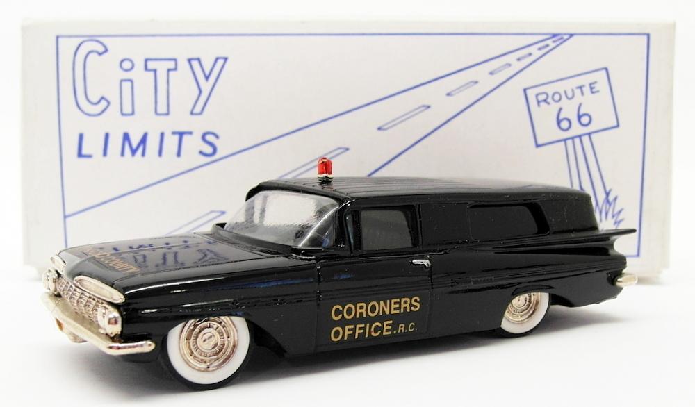 City Limits 1/43 Scale Model CL4C - 1959 Chevrolet - Coroners Office