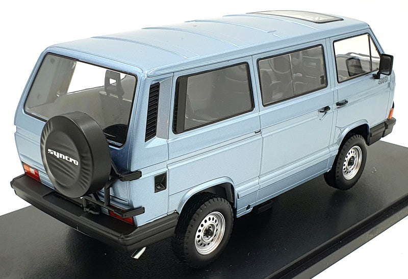 KK Scale 1/18 Scale Diecast KKDC180964 VW Bus T3 Syncro 1987 Silver Blue