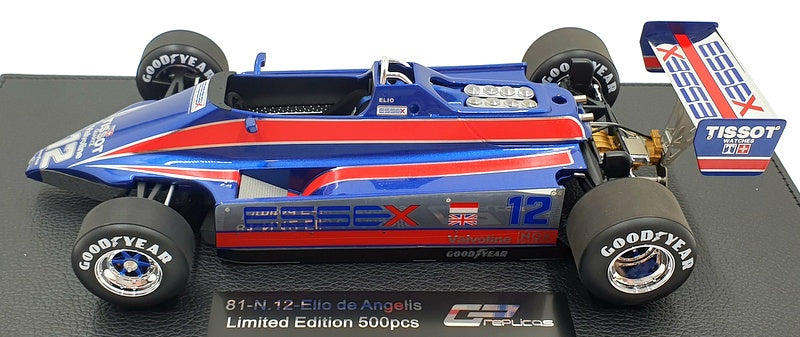 GP Replicas 1/18 Scale Resin GP98B - Lotus 81 1980 #12 Elio de Angelis