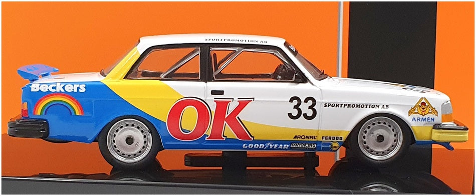Ixo 1/43 Scale Diecast GTM153LQ - Volvo 240 #33 ETCC Zolder 1985