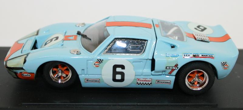 Bang Models 1/43 Scale BA7074 - Ford GT40  #6 Le Mans 1969 - Blue